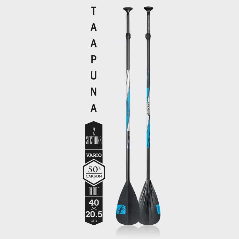 pagaie F-One SUP Taapuna 50% Carbon Vario 3 parties