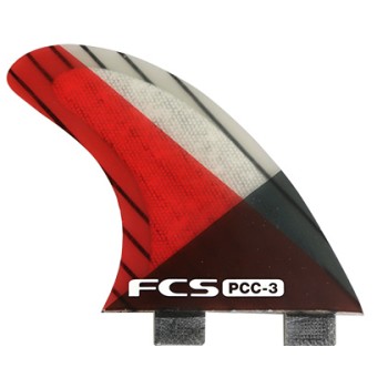 Ailerons surf FCS PCC-3 Red/Smoke Small