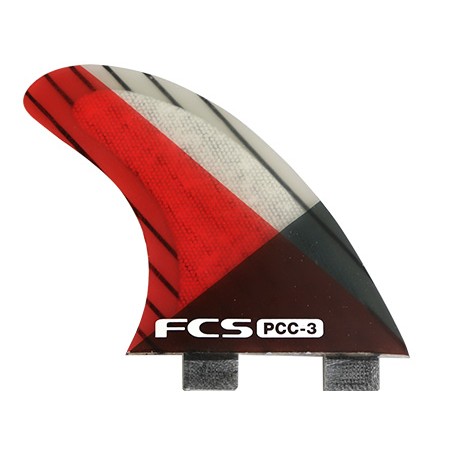 Ailerons surf FCS PCC-3 Red/Smoke Small