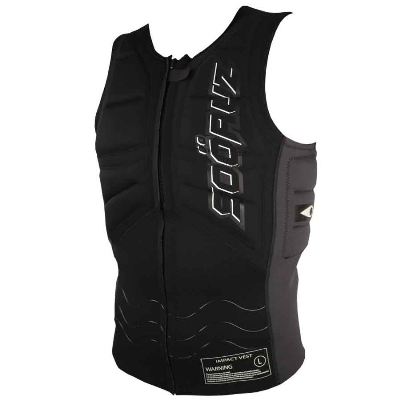 Soöruz  Kitevest Front Zip OPEN Black