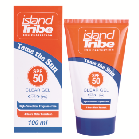 Crème solaire Island Tribe SPF50 gel 100ml