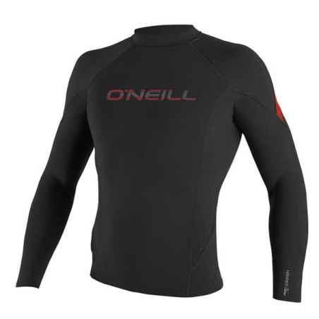 Top O'neill Hammer 1.5mm L/S Crew Black