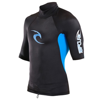 Lycra Rip Curl Fade S/S Mid Collar Rash Lycra Rip Curl Fade S/S Mid Collar Rash