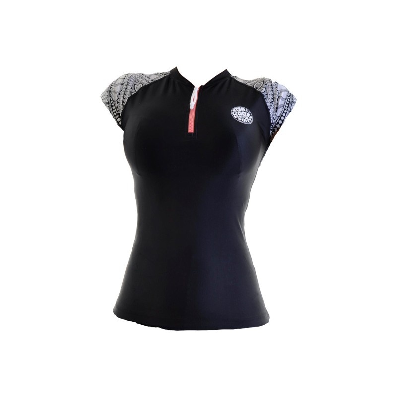 Lycra Rip Curl Woman RCE Cap/SL UV Tee Black