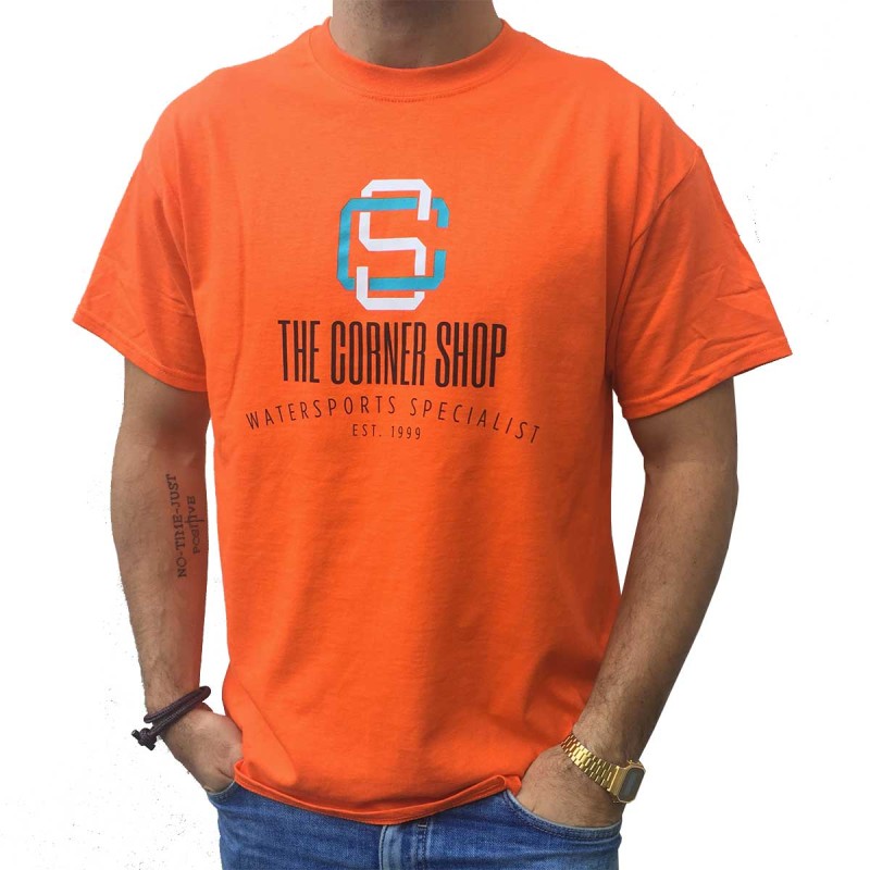 T-Shirt The Corner Shop, Orange T-Shirt The Corner Shop, Orange
