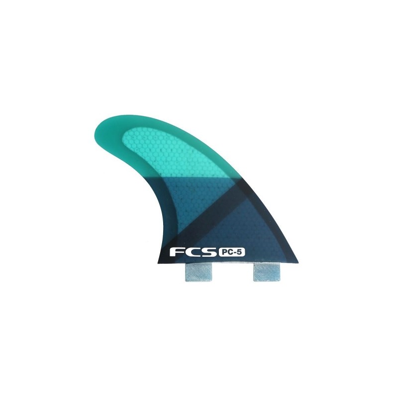 Ailerons surf FCS PC5 Blue Slice Tri