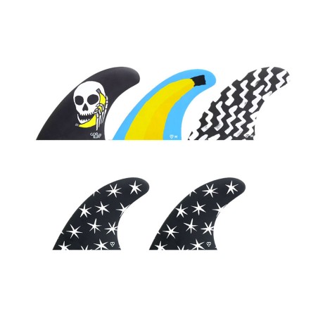 Ailerons gorilla Tri Quad Futures Hello Str Fkrs "M"