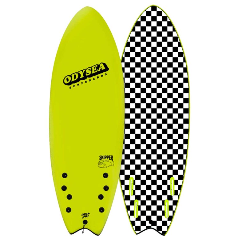 Planche de Surf Odysea Skipper Quad 5'6 Electric Lemon