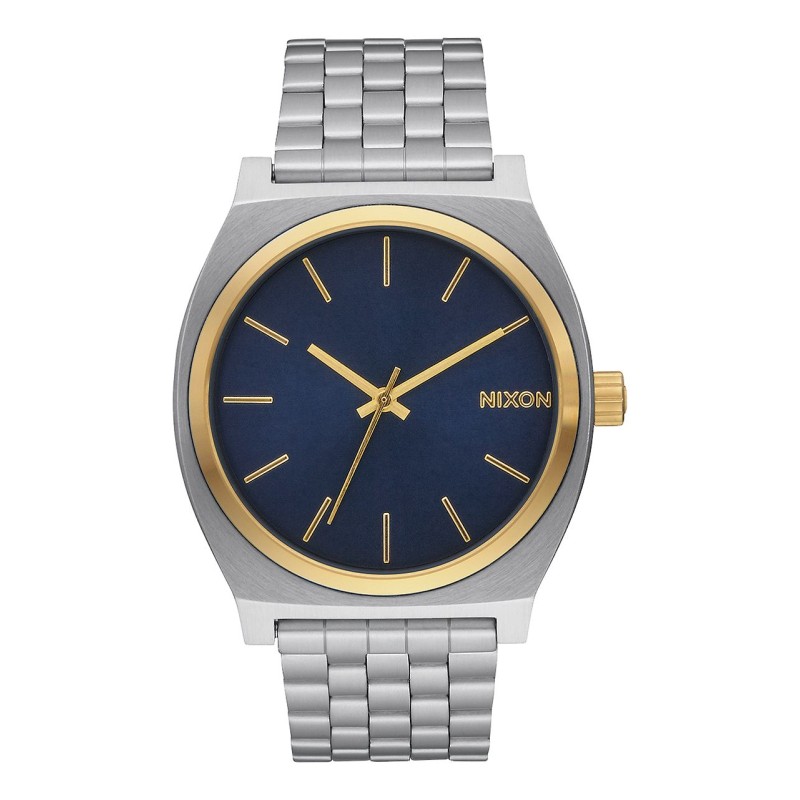 Montre Nixon Time -Teller  Silver Gold / Blue