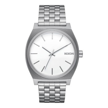 Montre Nixon Time -Teller  Silver / White
