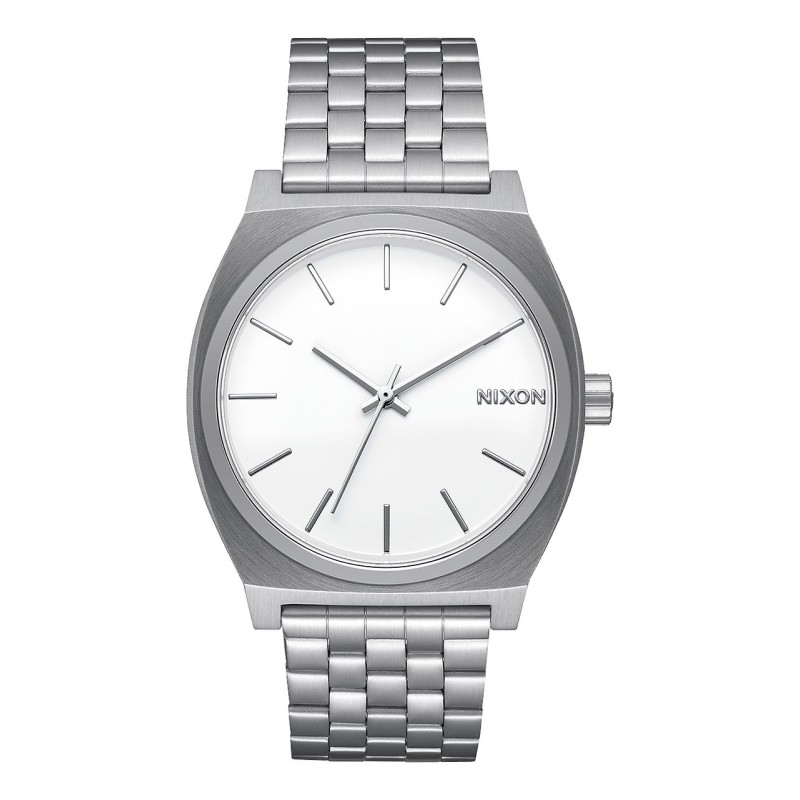 Montre Nixon Time -Teller  Silver / White