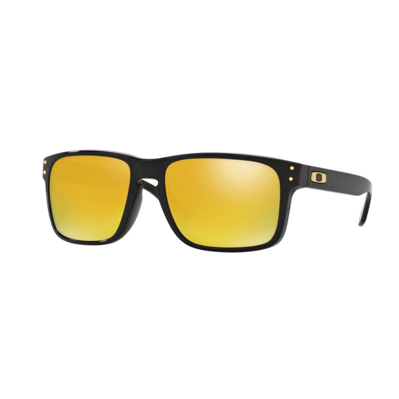 Lunettes de soleil Oakley Holbrook Polished Black / 24K Iridium