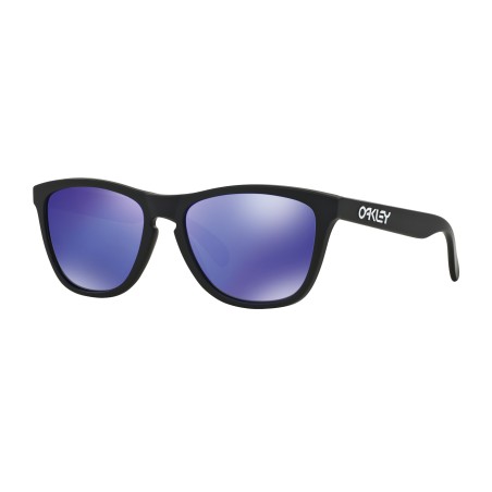 Lunettes de soleil Oakley Frogskins Matte Black / Violet Iridium