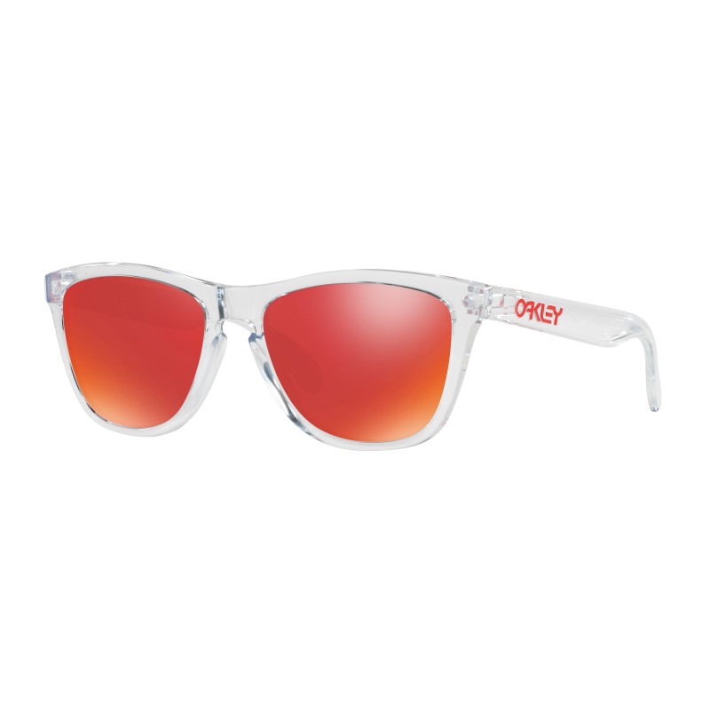 Lunettes de soleil Oakley Frogskins Crystal Clear / Torch Iridium