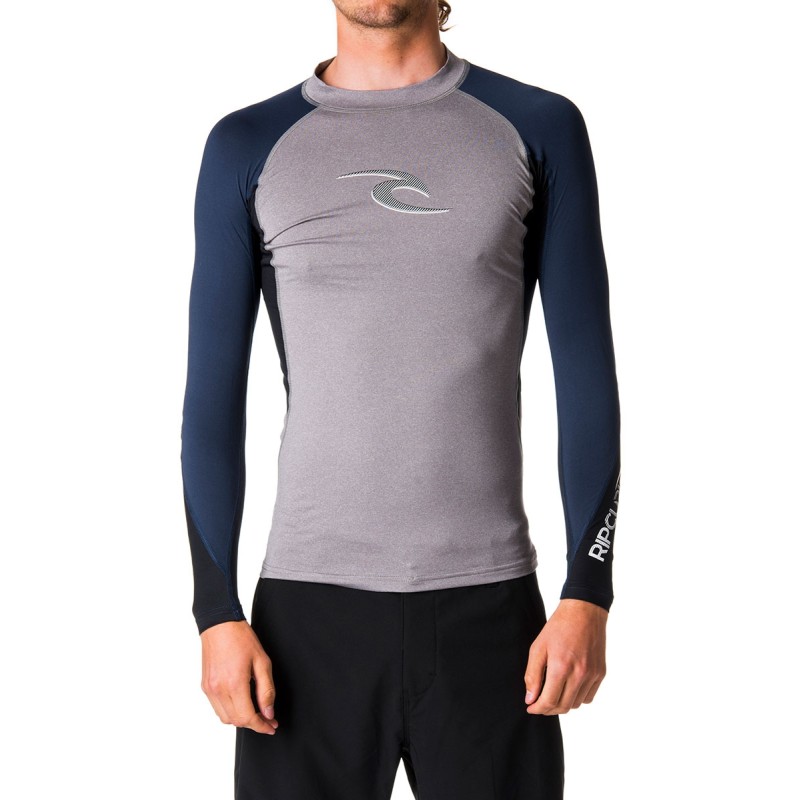 Lycra Rip Curl Wave L/SL UV Tee Grey