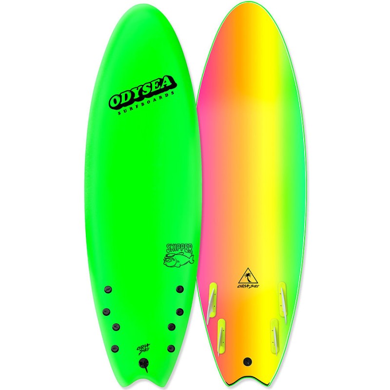 Planche de Surf Odysea Skipper Quad 6'6" Neon green
