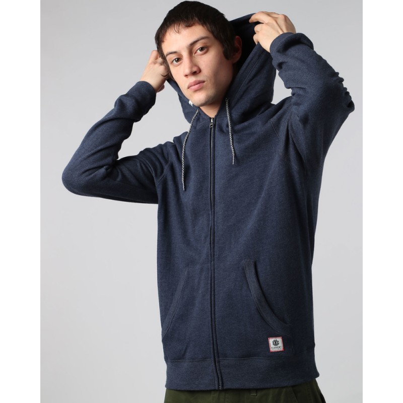 Sweat Element Cornell Overdye Zip Hoodie Indigo