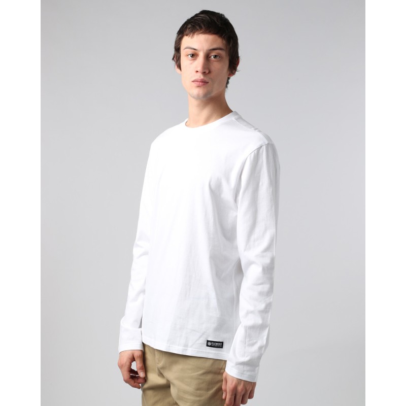 T-shirt Element Basic Crew Long Sleeve Optical White