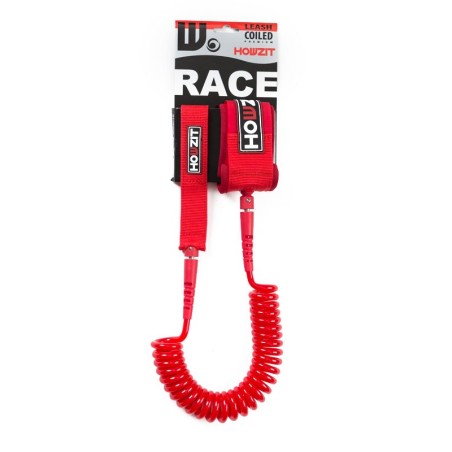 Leash SUP Howzit Coiled 9' / 8mm RED