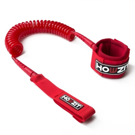 Leash SUP Howzit Coiled 9' / 8mm RED