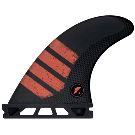 Ailerons Future Tri Fins - F4 ALPHA series Carbon Red