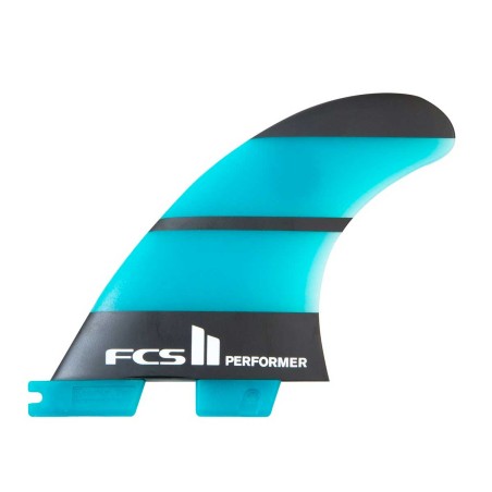 Ailerons FCS II Tri-Fins Performer Neo Glass