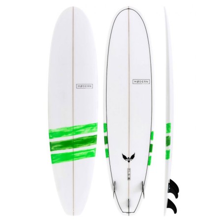 Planche de Surf Modern Surfboards Black Bird PU Basic Lime