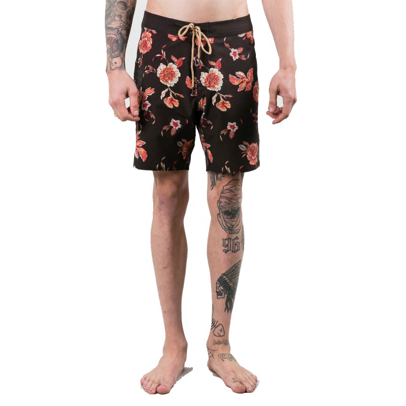 Rusty Boardshort Heathen Black