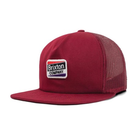 Casquette Brixton Worden Mesh Burgundy