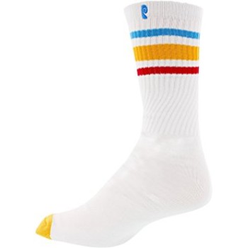 Chaussettes Psockadelic High Times White Yellow