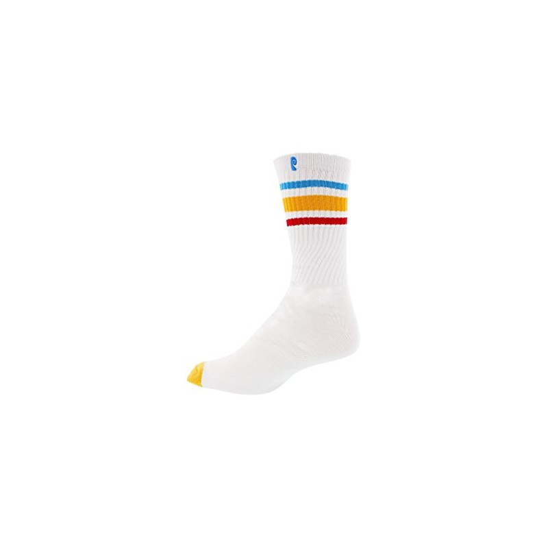 Chaussettes Psockadelic High Times White Yellow