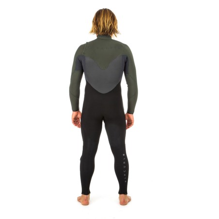 Combinaison Rip Curl Flash Bomb 5/3 Front Zip 2019 Black/Green