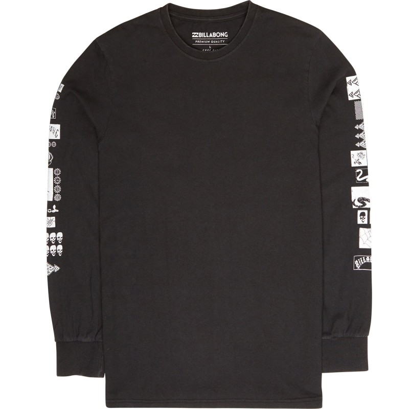 T-Shirt Billabong Mercado Long Sleeves Black
