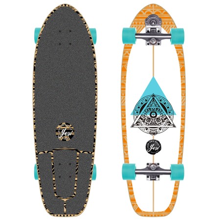 Surf skate YOW Teahupoo 34'' Power Surfing Series