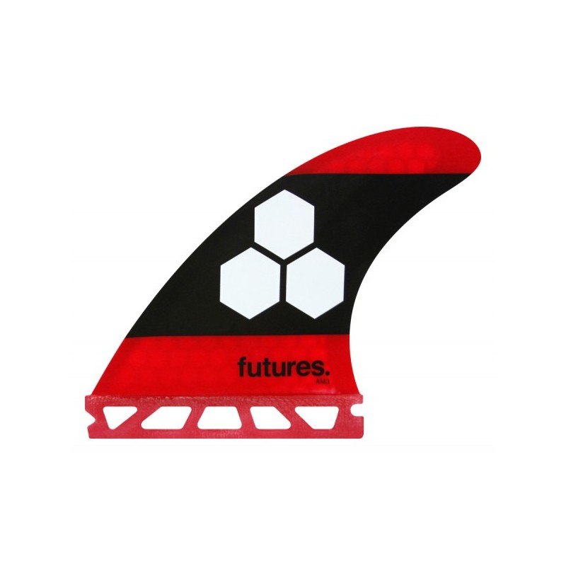 Ailerons Surf - Future FAM3 RTM Hex Red & Black Ailerons Surf - Future FAM3 RTM Hex Red & Black