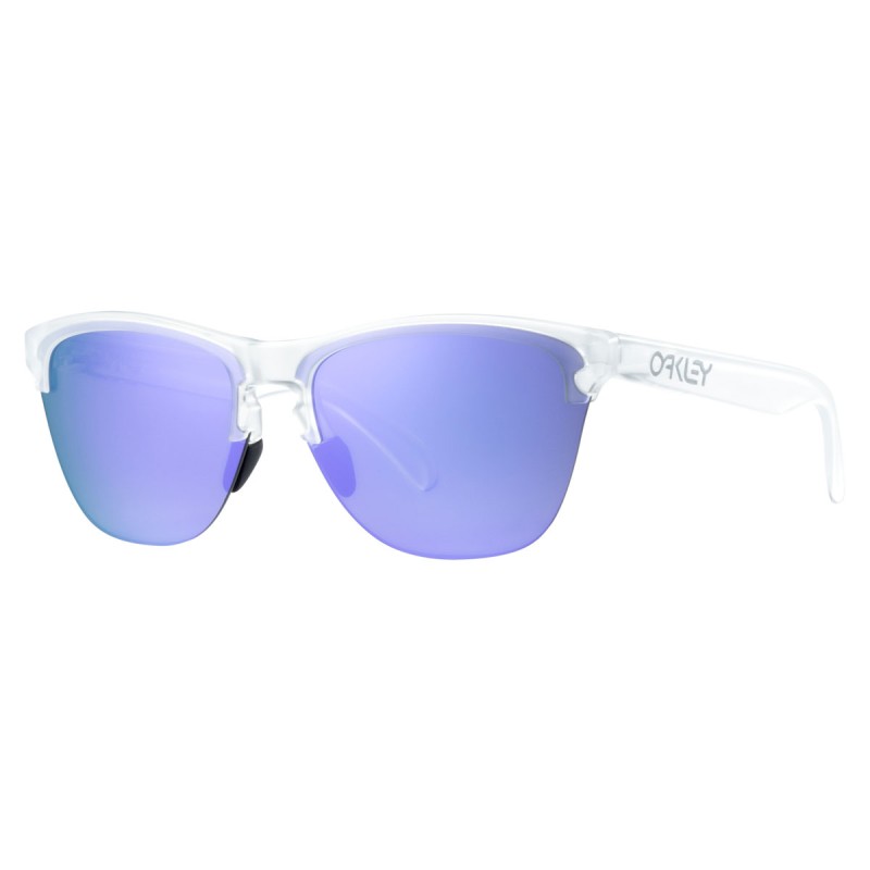 Lunettes de soleil Oakley Frogskins Lite Matte Clear / Violet irridium