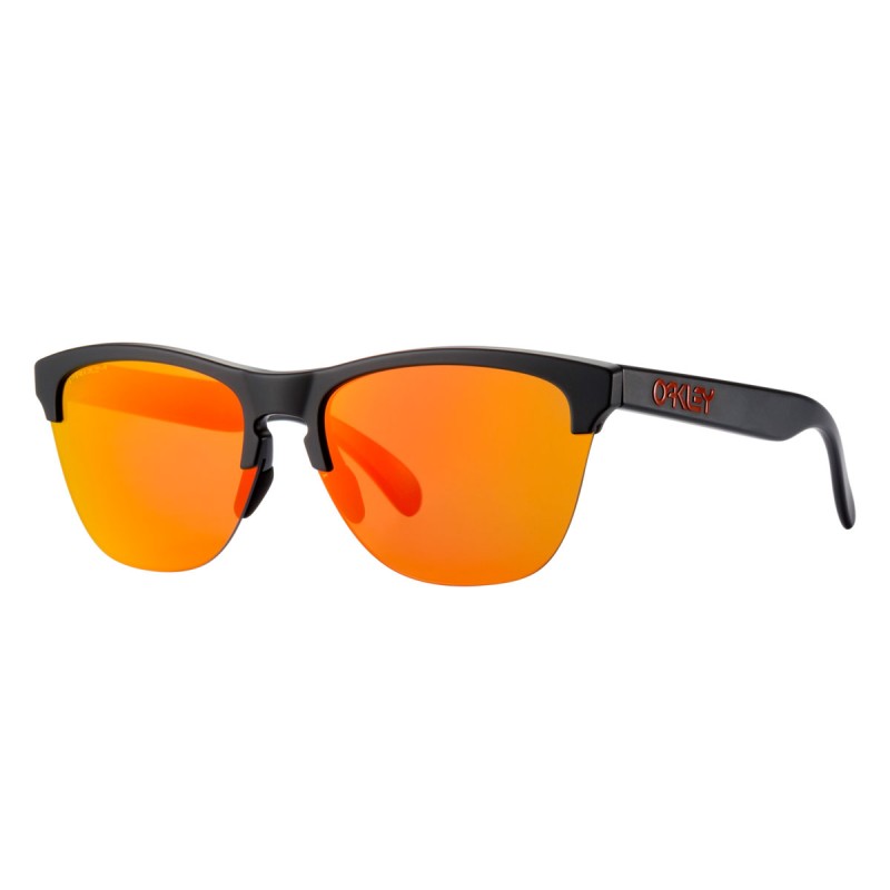 Lunettes de soleil Oakley Frogskins Lite Matte Black / Prizm Ruby