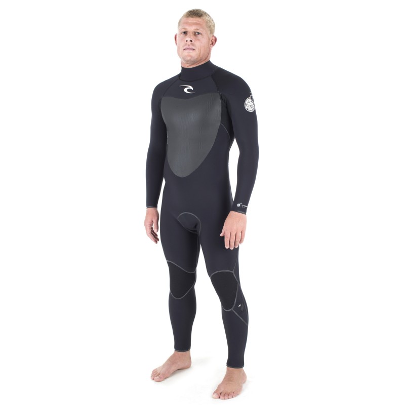 Combinaison Rip Curl Flashbomb 5/3 Back Zip 2017 Black