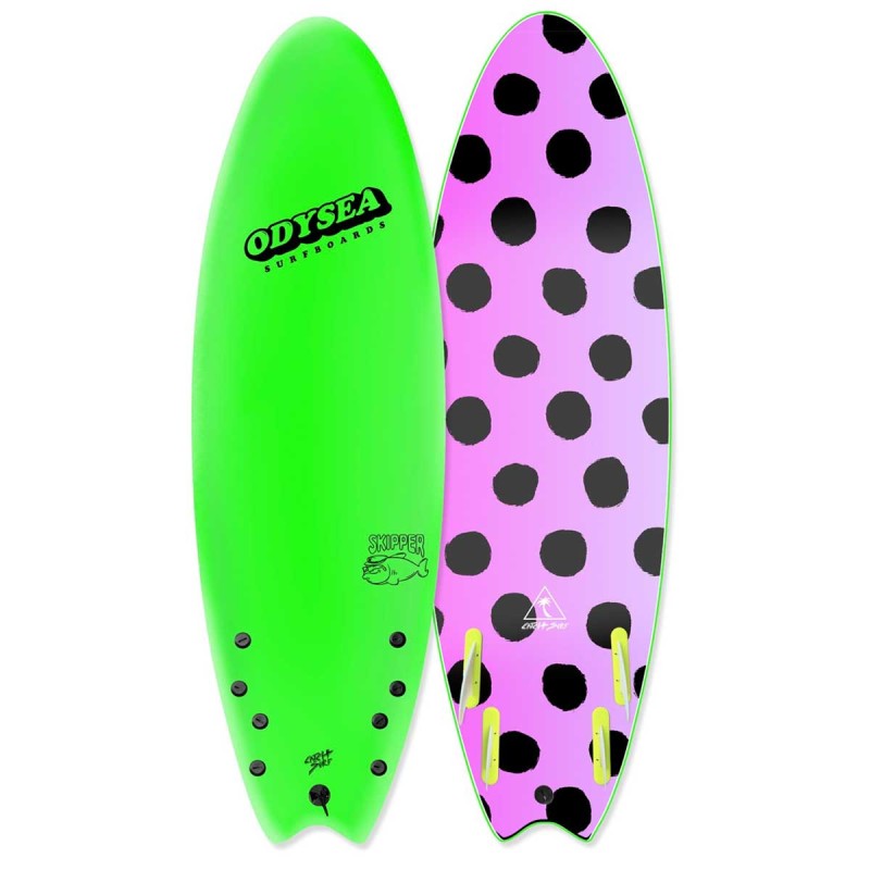 Planche de Surf Odysea Skipper Quad 6'6 Lime