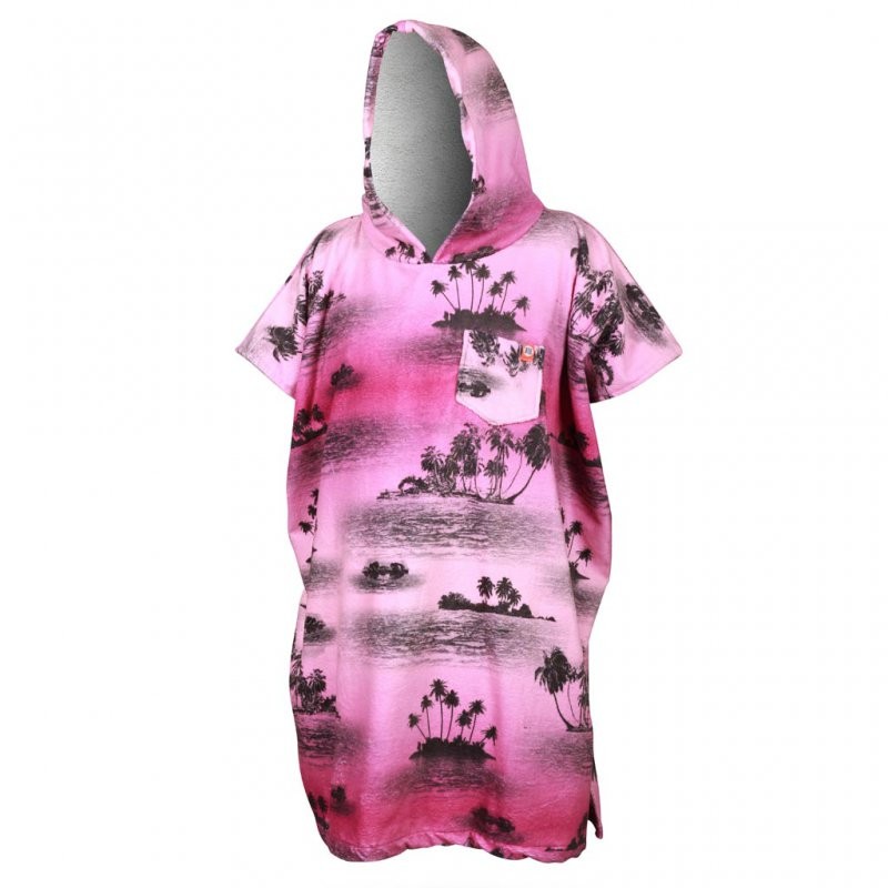 After Poncho Palm Trees pink
