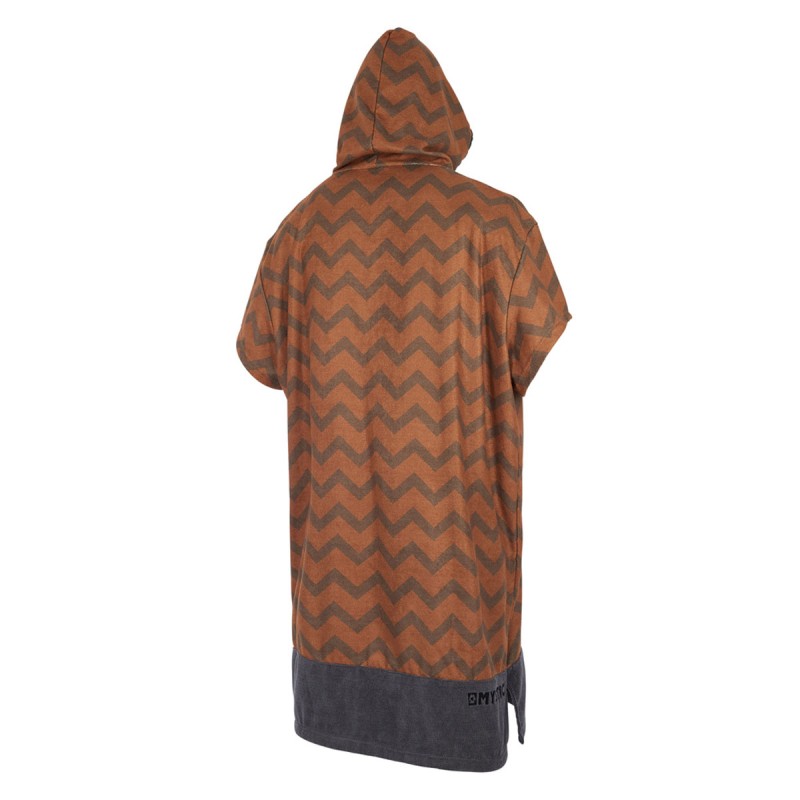 Mystic Poncho Allover Seal Brown/Gold