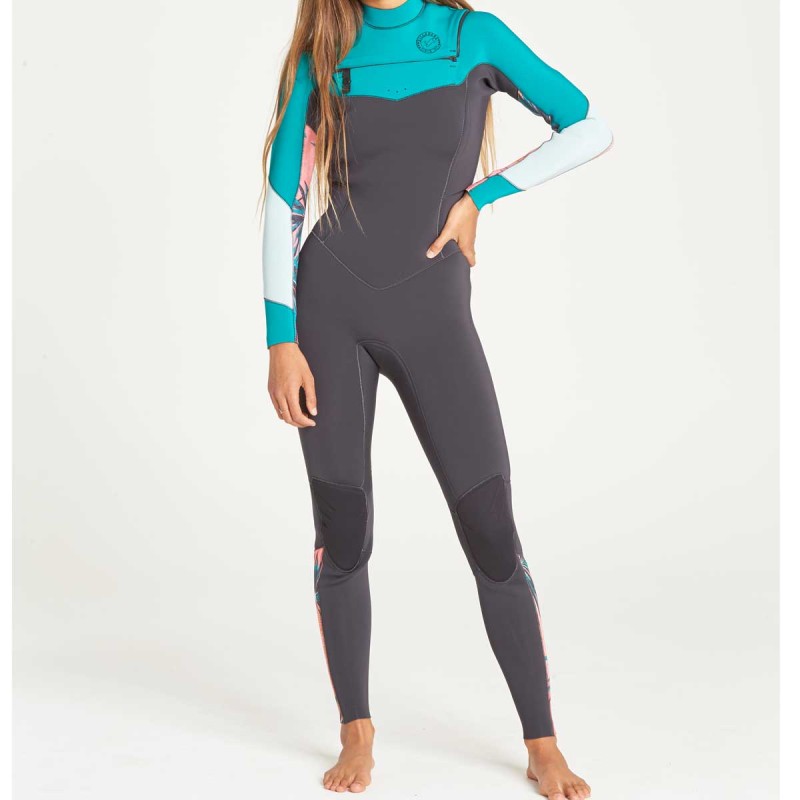 Combinaison Billabong Salty Dayz 3/2mm Front Zip 2019 Palm Green Combinaison Billabong Salty Dayz 3/2mm Front Zip 2019 Palm Green