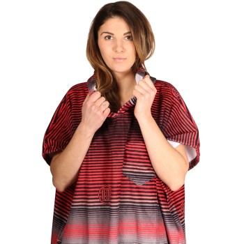 Poncho After Stripes - Red Poncho After Stripes - Red