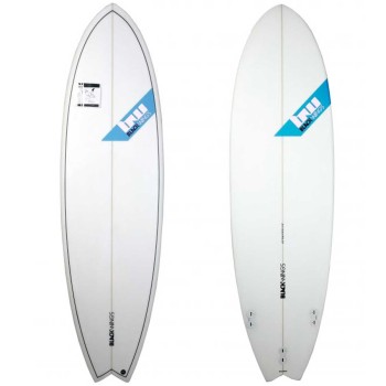 Planche surf Blackwings 6'4 Fish Piranha Cristal Clear