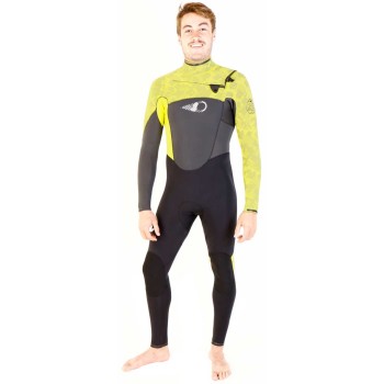 Combinaison Sooruz Fighter 3/2mm 2019 Front Zip Yellow Combinaison Sooruz Fighter 3/2mm 2019 Front Zip Yellow
