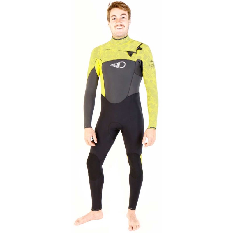 Combinaison Sooruz Fighter 3/2mm 2019 Front Zip Yellow