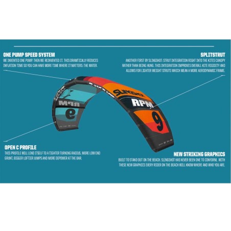 Aile Kitesurf Slingshot RPM 2019, Nue
