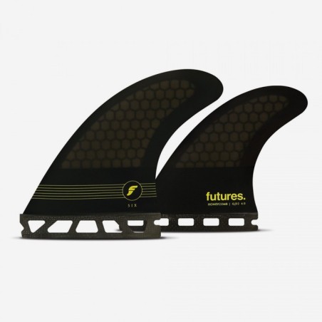 Ailerons Futures (x4) QF6 RTM Hex smoke / black / yellow