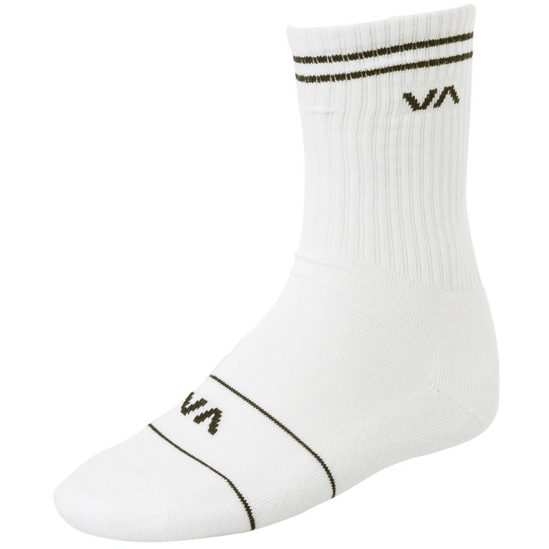 Chaussettes RVCA union Skate Sock White