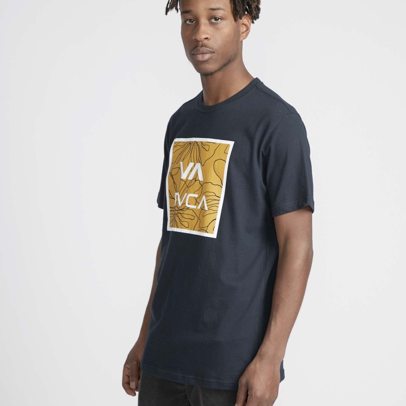 T-Shirt RVCA va all the ways multi ss Blue